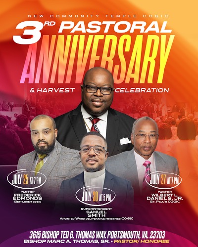 3rd Pastoral Anniversary & Harvest Celebration